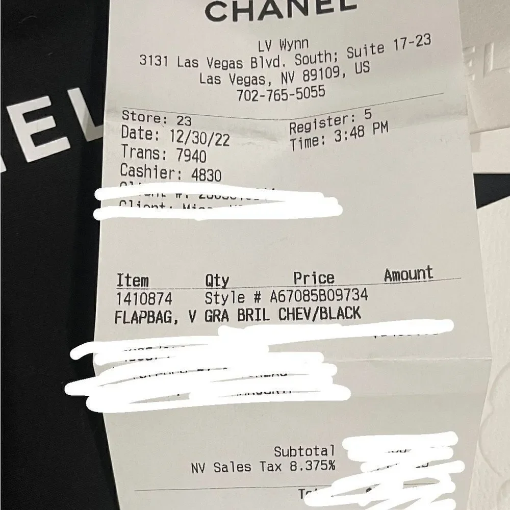 CHANEL black small boy bag